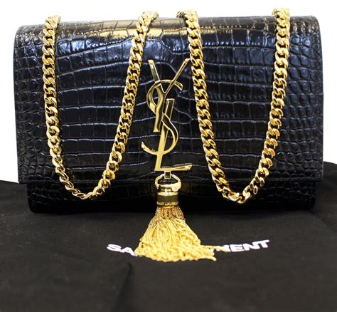 ysl quilted clutch bag|YSL crocodile clutch.